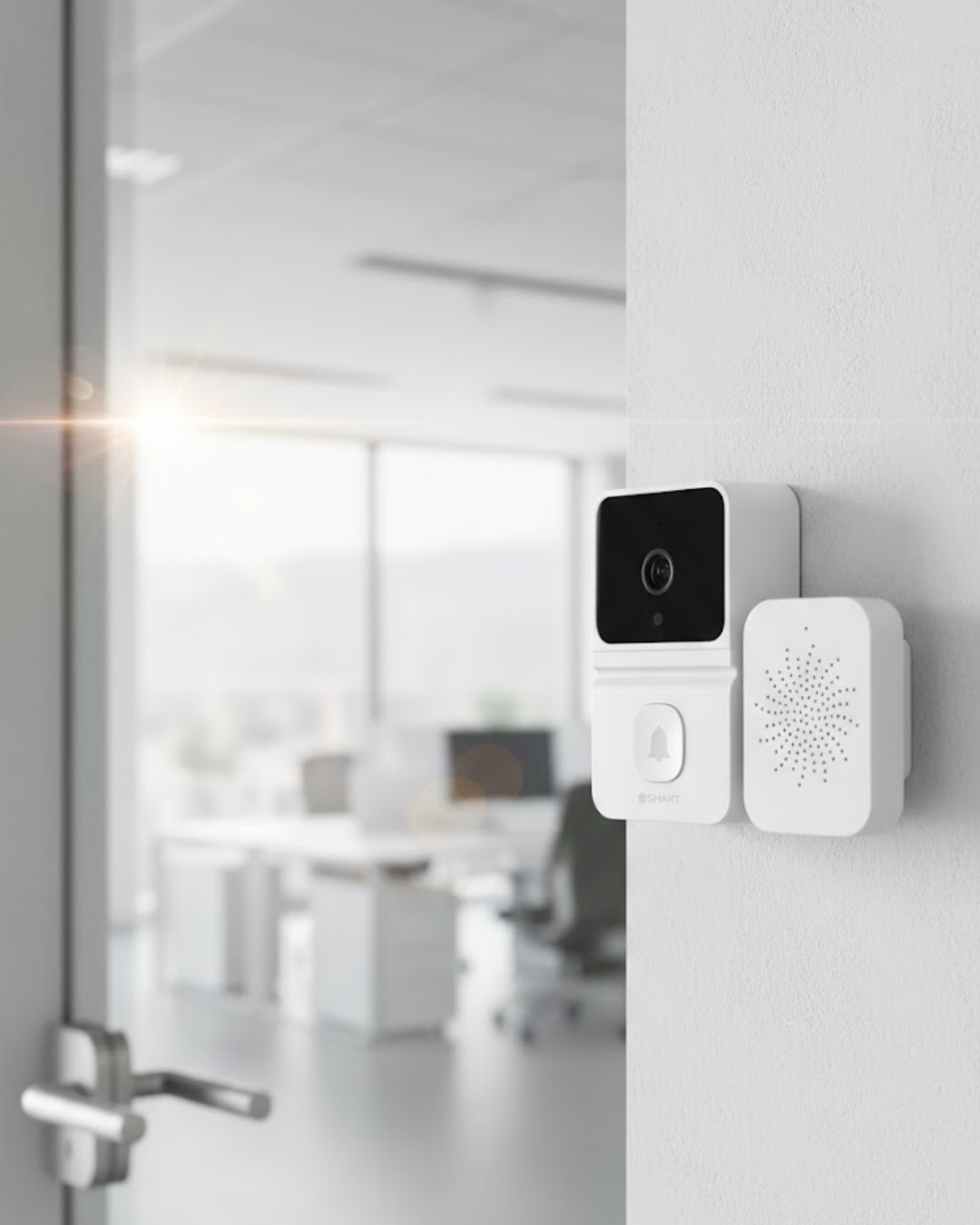 Akıllı Ev Uyumlu Kapı Zili 800mAh Bataryalı Gece Görüşlü - Lisinya