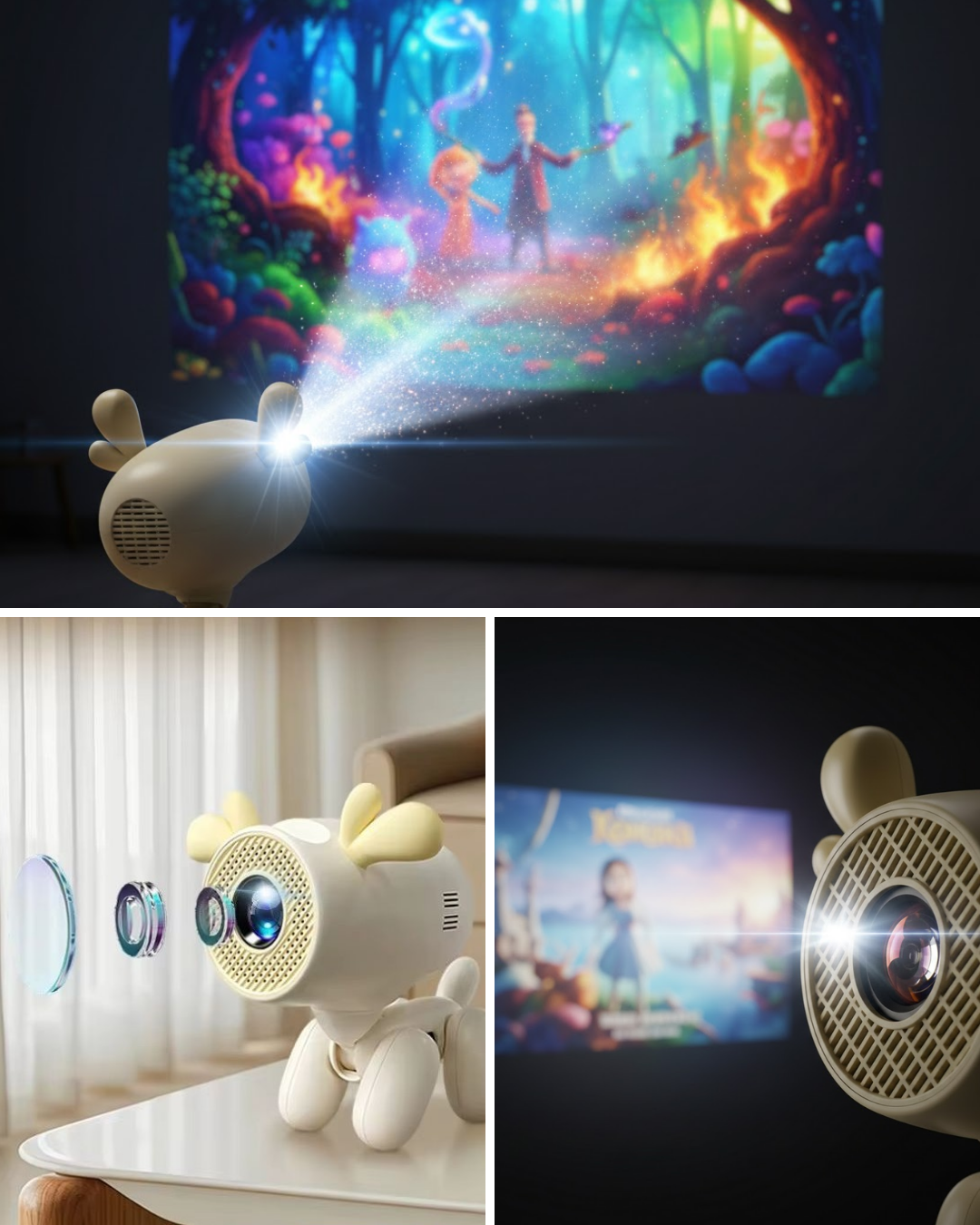 Android Sistemli 4K Projeksiyon 36W Dolby Sesli - Lisinya