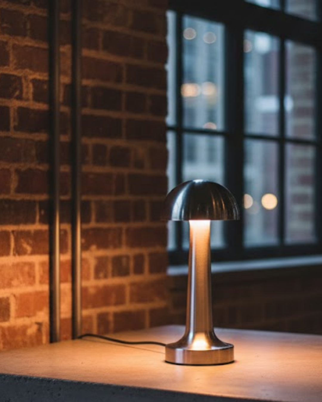 Modern Mantar Masa Lambası Dokunmatik 3 Işık Modlu Şarjlı Kablosuz LED - Lisinya