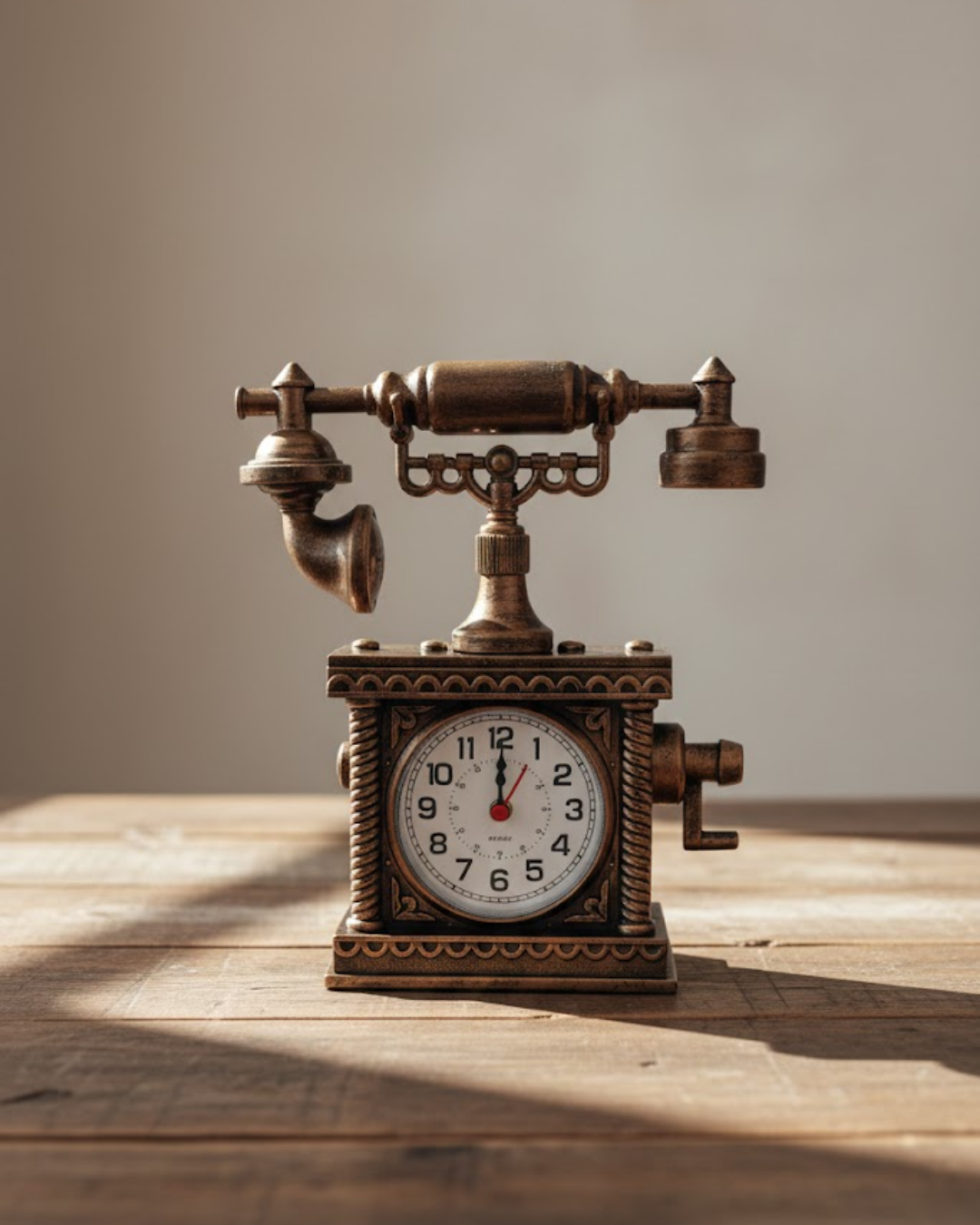 Minimal Tasarımlı Masa Saati Alarm Özellikli Şık Model - Lisinya