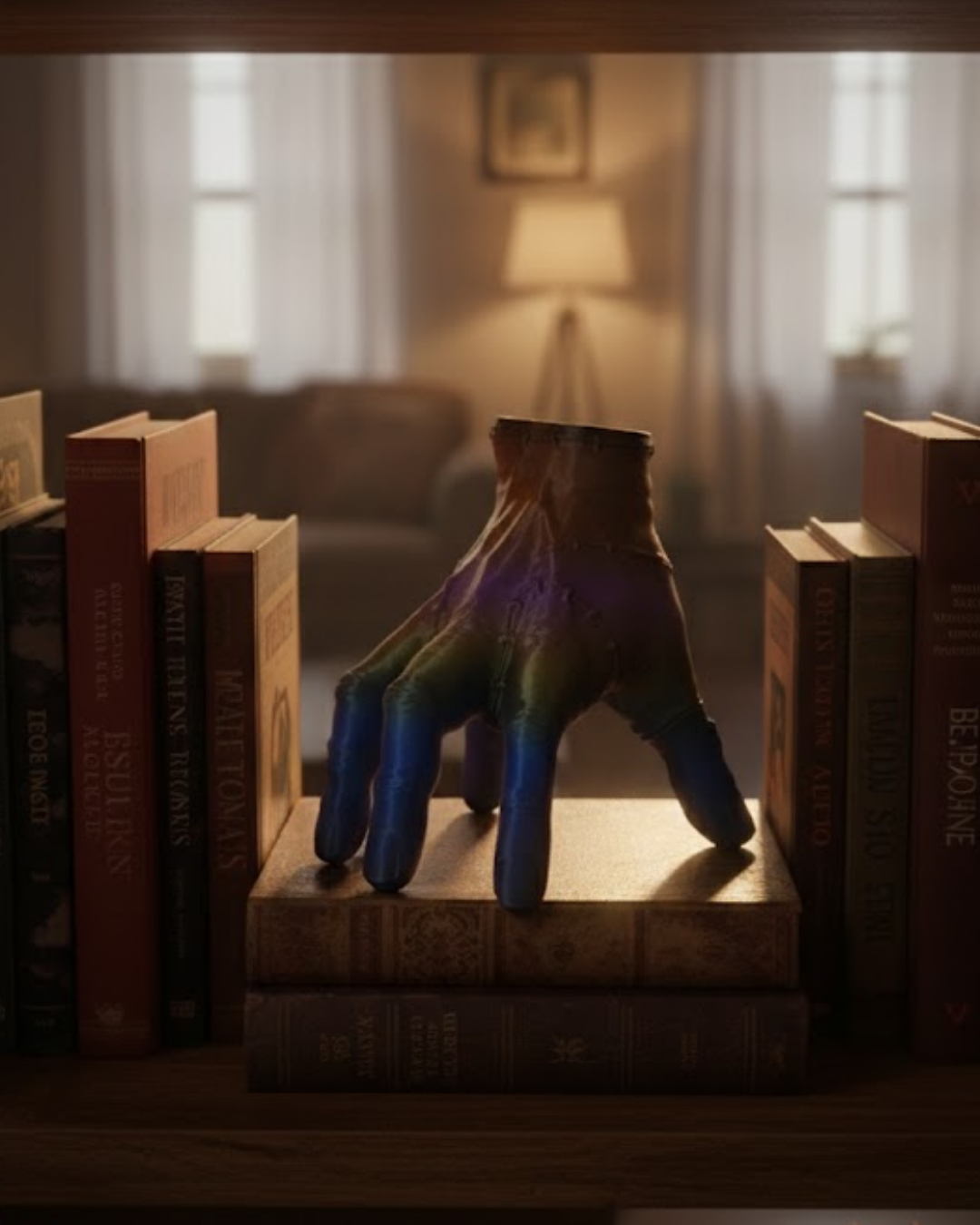 3D Modern Rengarenk El Heykeli 27x22 cm Statement Dekor - Lisinya