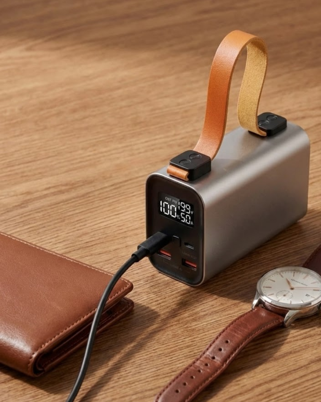 50000 mAh Güçlü Powerbank Dijital Göstergeli Çoklu USB Çıkışlı - Lisinya