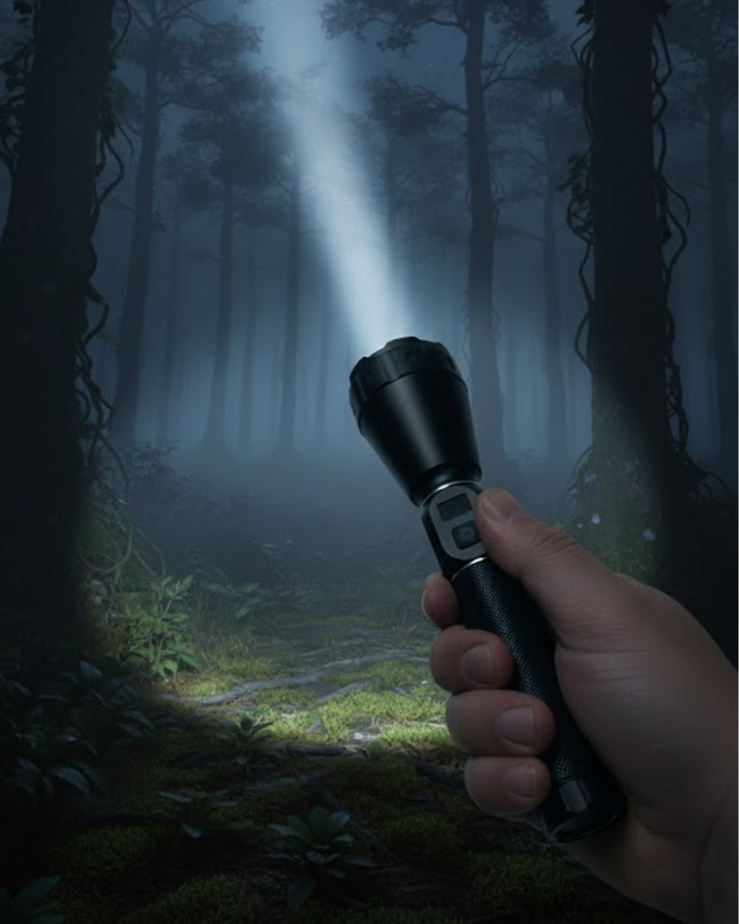 Profesyonel Şarjlı El Feneri Yüksek Parlaklık 9000mAh Bataryalı Set - Lisinya