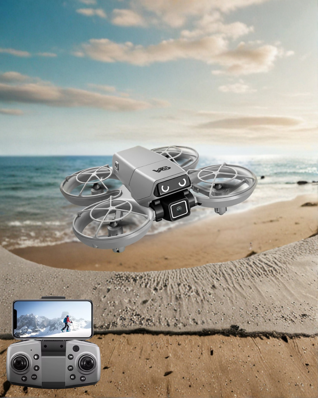 Mini Drone Fotoğraf ve Video Çekimli Optical Hover Sistemli - Lisinya
