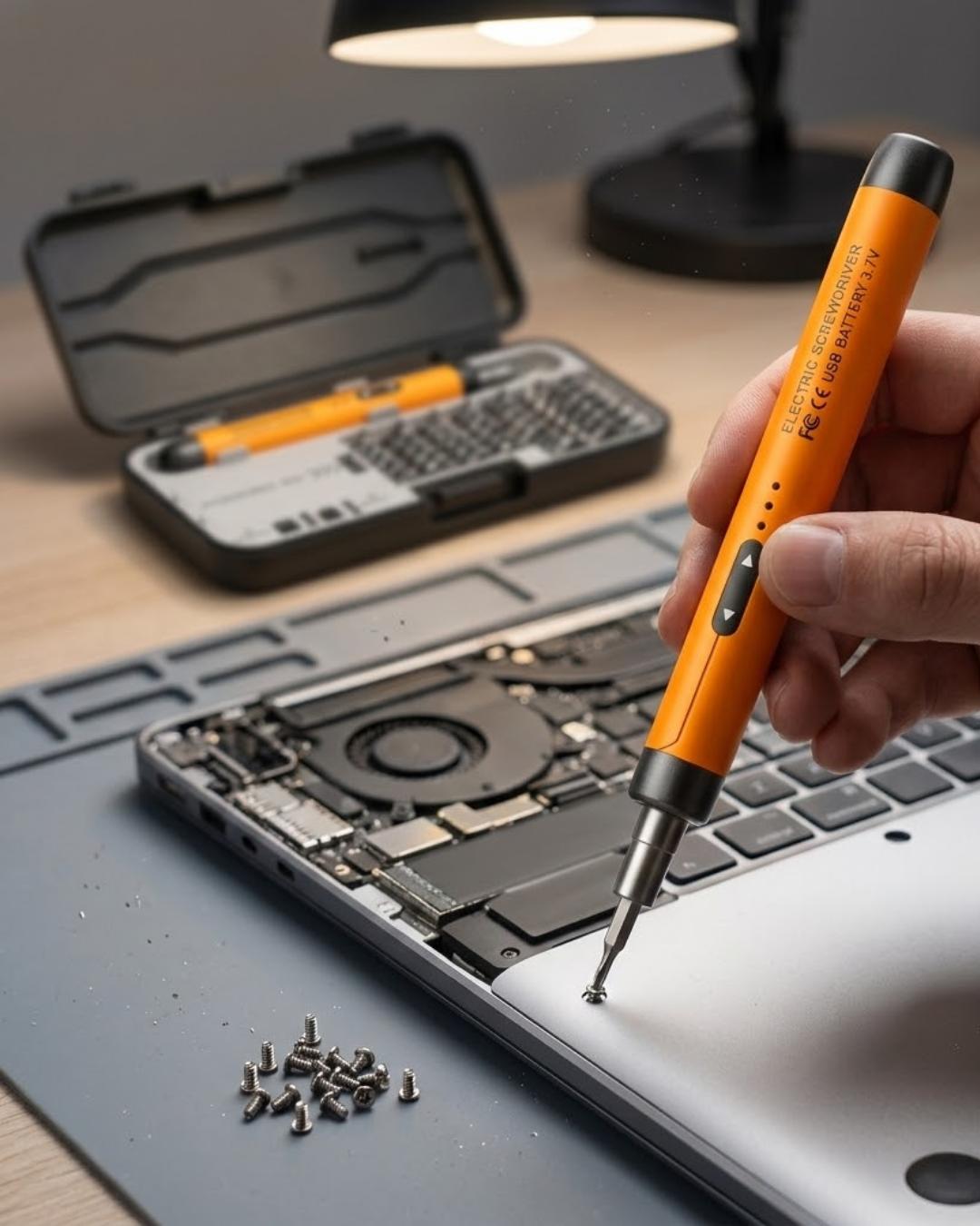 3.7V Li Pil Elektrikli Tornavida Seti 1100 Devir Hassas Onarım Aleti - Lisinya