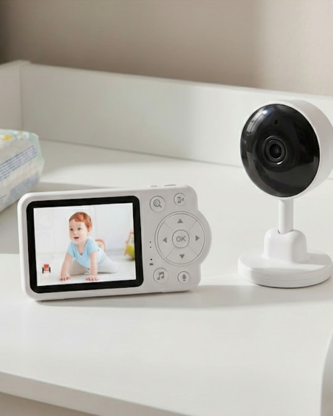 Yakınlaştırma Özellikli Gece Görüşlü Bebek İzleme Kamerası - Lisinya