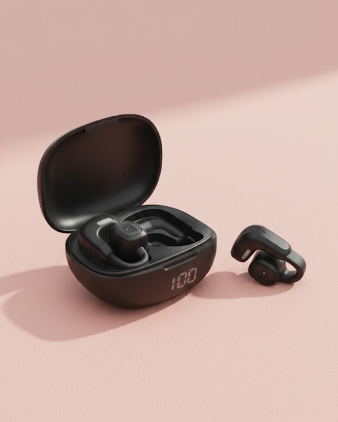 Açık Tasarım Kablosuz Bluetooth Spor Kulaklık LED Ekranlı - Lisinya