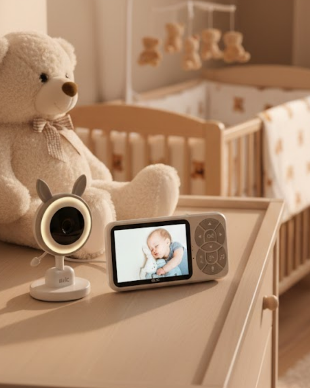 Gece Görüşlü Bebek Telsizi Besleme Hatırlatıcılı LCD Ekran - Lisinya