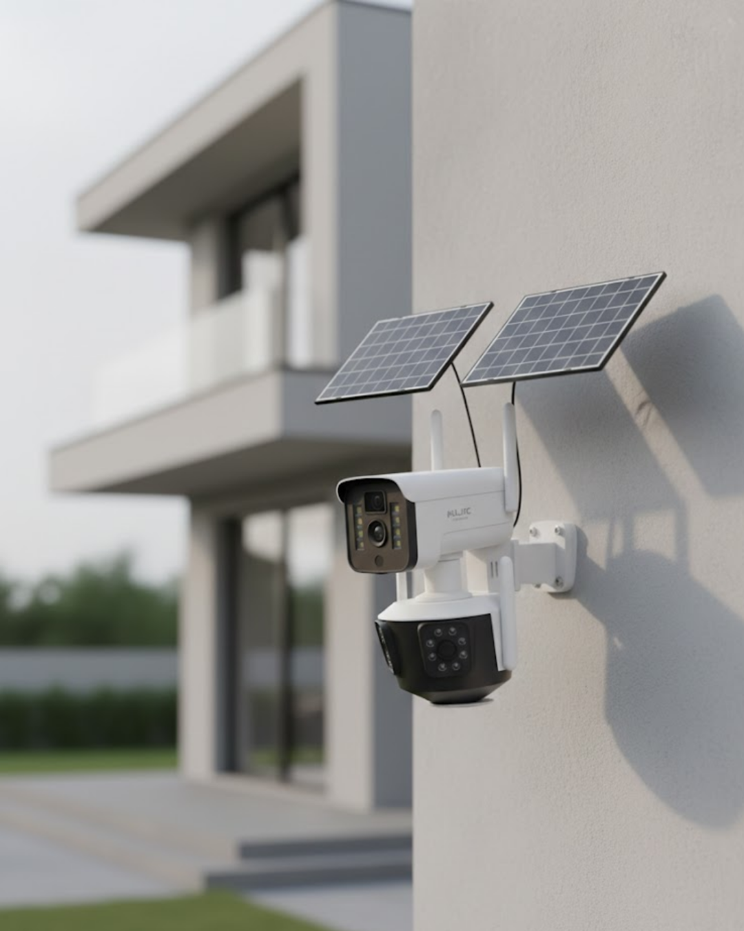 Çoklu Lensli 9MP Solar IP Kamera Uzaktan İzleme ve Alarm Bildirimli - Lisinya