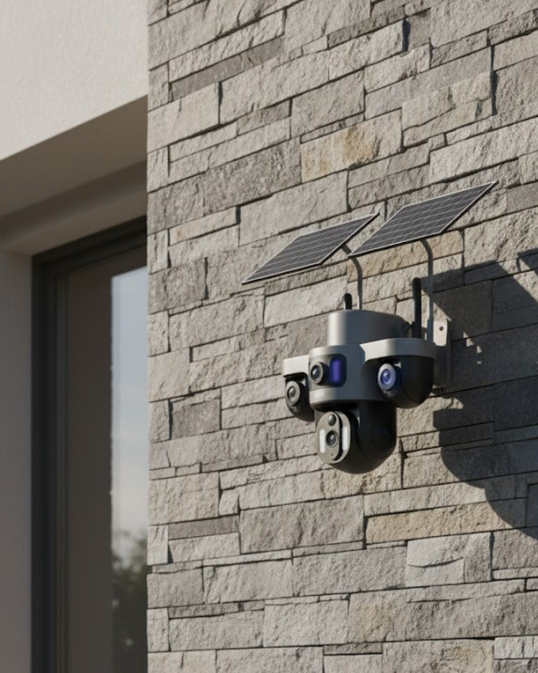 Kablosuz Solar IP Güvenlik Kamerası 12000mAh Bataryalı ve Hareket Algılamalı - Lisinya