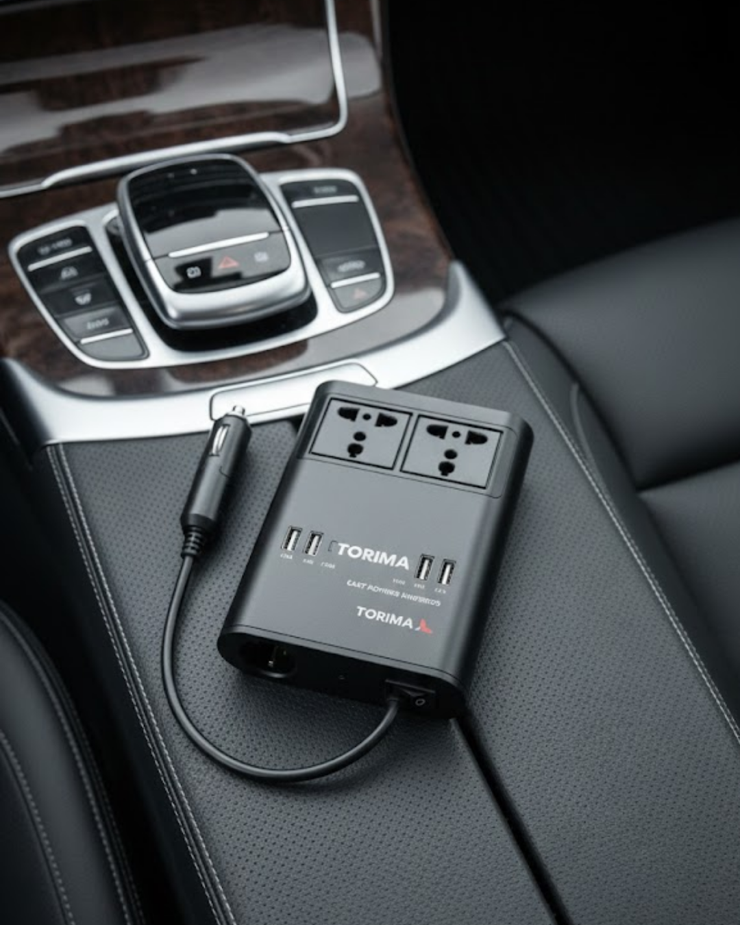 Araçta 220V Kullanım Sağlayan USB Destekli Güç İnvertörü - Lisinya