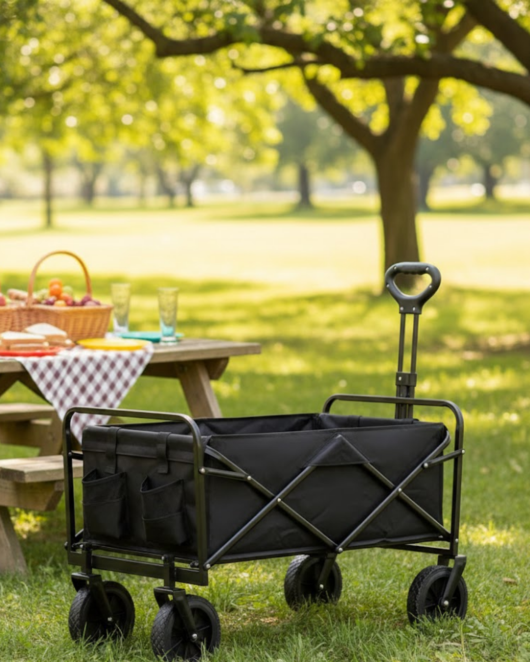 Katlanabilir Eşya Taşıma Arabası Kamp Plaj ve Bahçe Kullanımına Uygun - Lisinya Katlanabilir Eşya Taşıma Arabası Kamp Plaj ve Bahçe Kullanımına Uygun - Lisinya