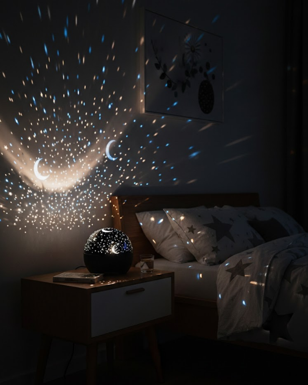 Çocuk Odası İçin Fişli Yıldız Gece Lambası - Lisinya