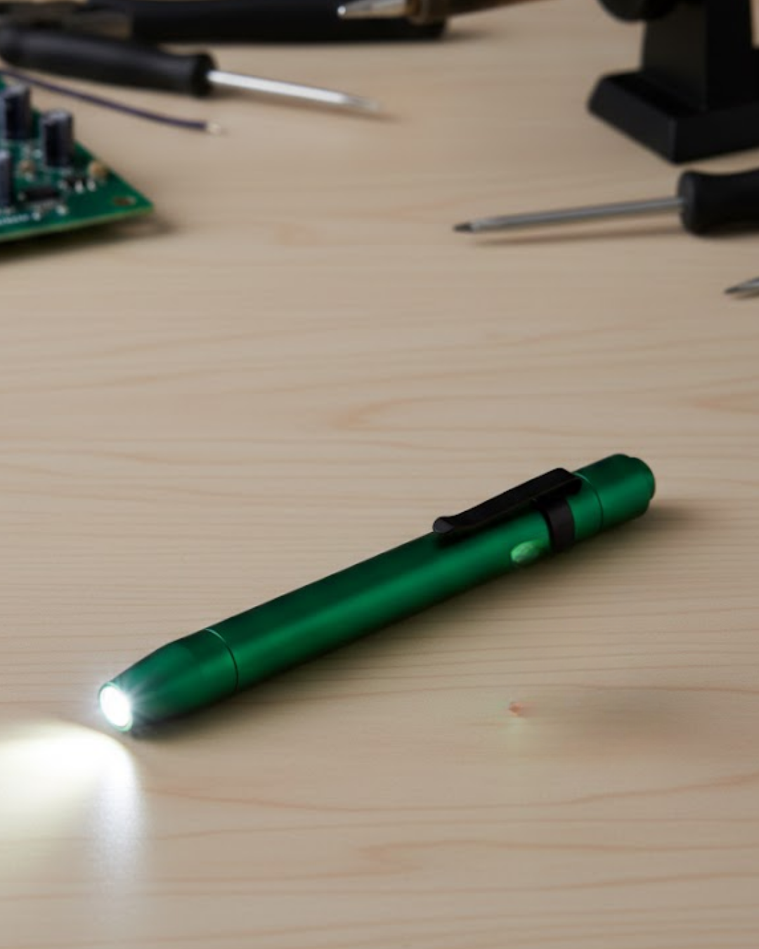 Kompakt Tasarımlı LED Işıklı Kalem Fener Çok Yönlü Kullanım - Lisinya