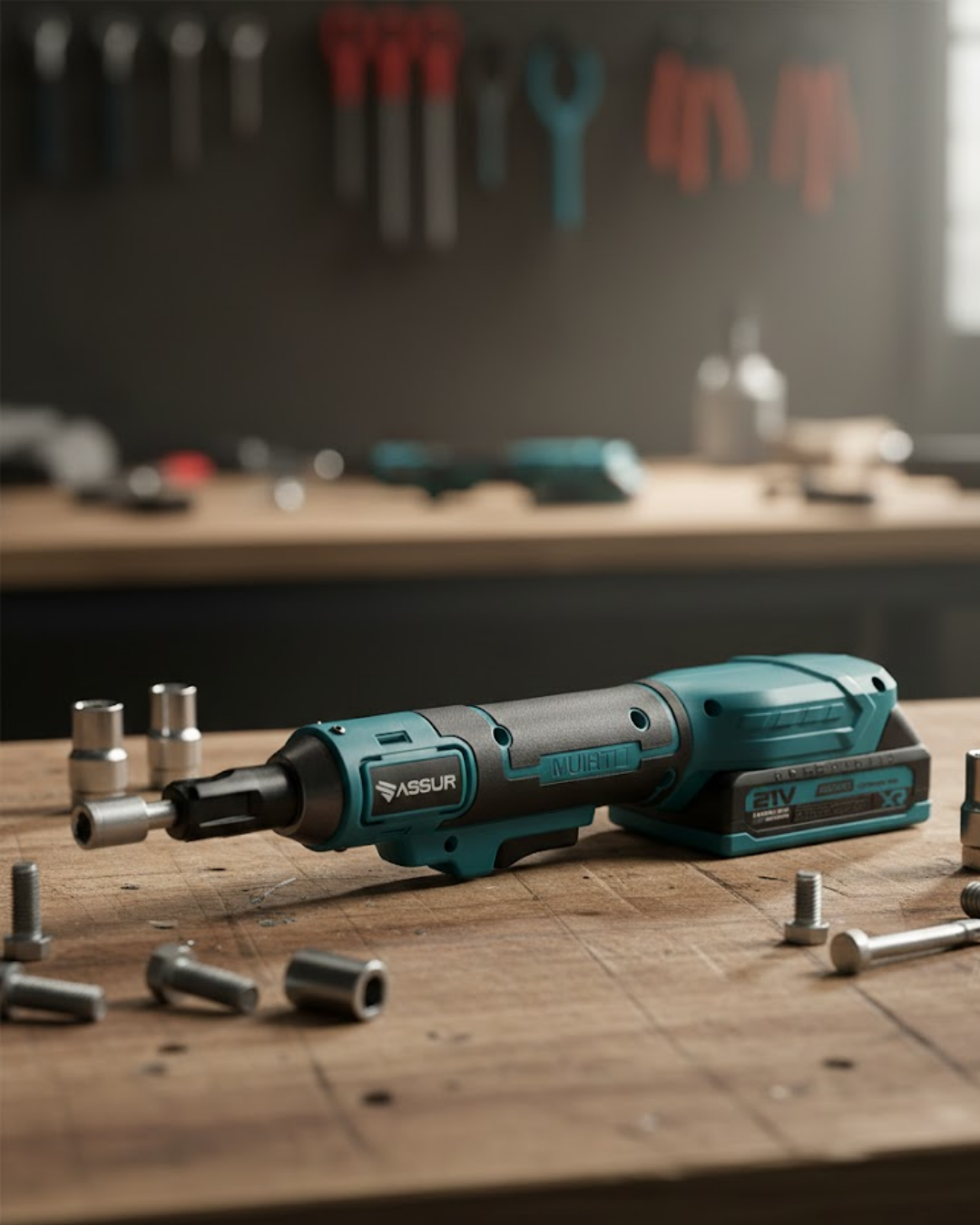 Yandan Sıkma Somun İşlemleri İçin 21V Akülü Cırcır Anahtar - Lisinya