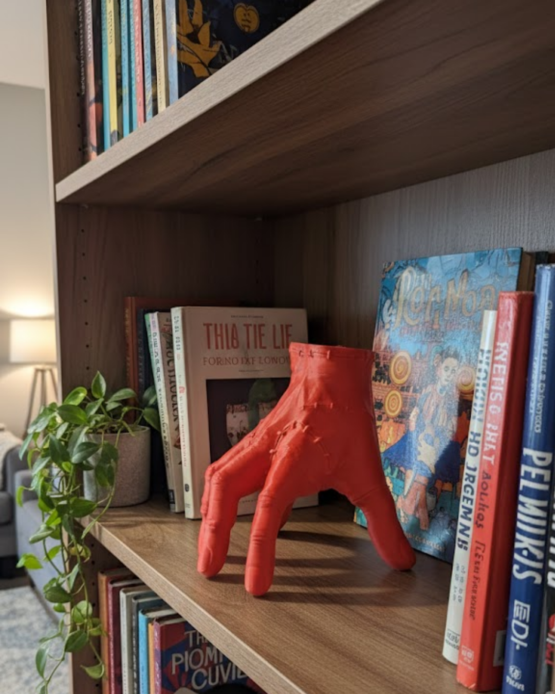 3D Modern Kırmızı El Obje 17x16 cm Ev ve Ofis Dekorasyonu - Lisinya