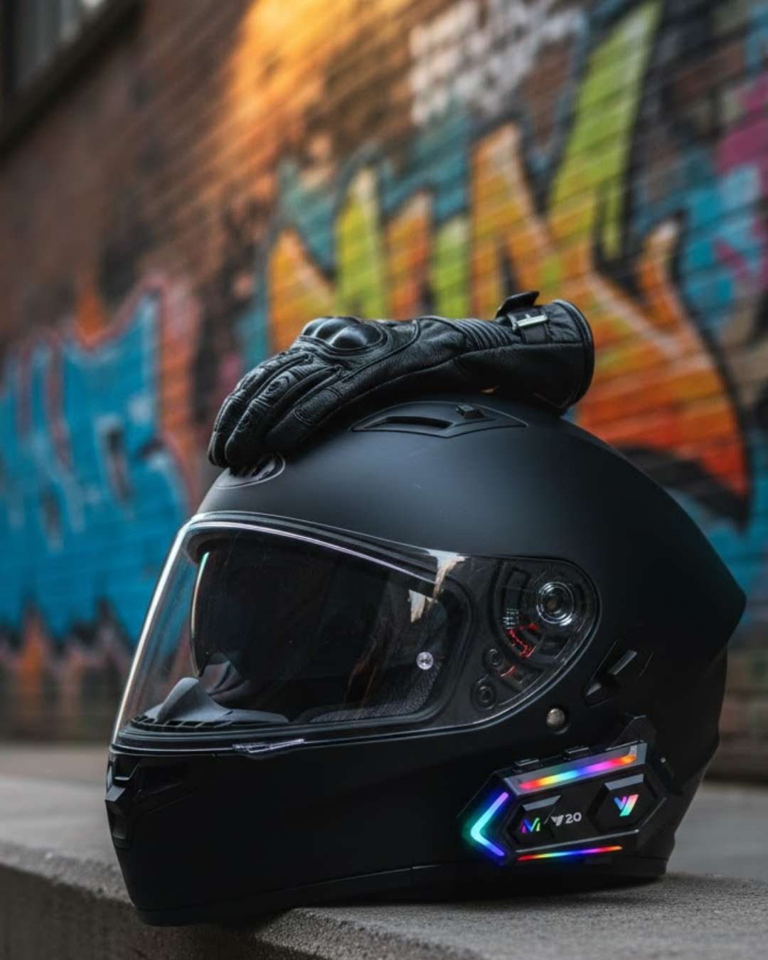 Intercom Mesafeli IPX6 Suya Dayanıklı Kask Kulaklık Sistemi - Lisinya