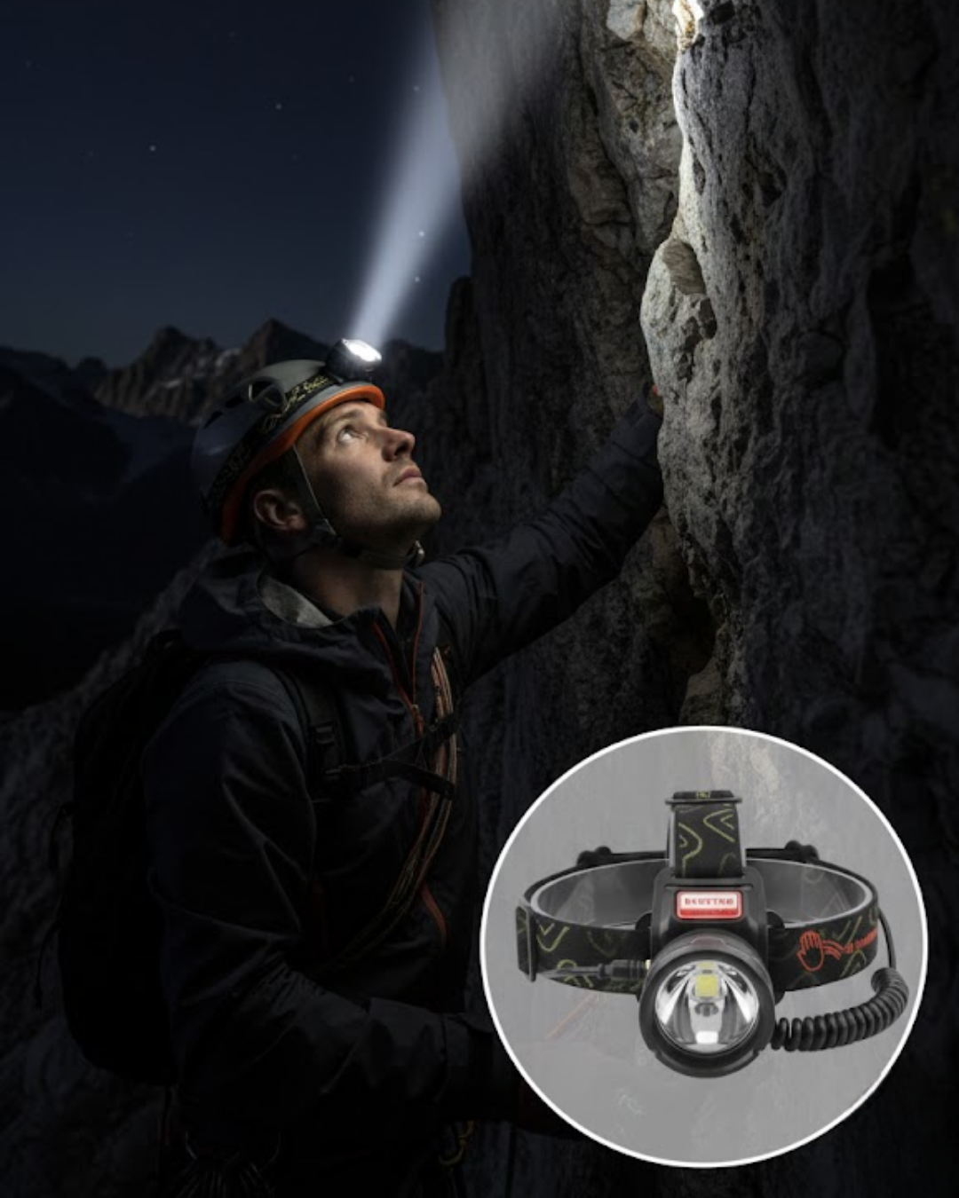 Çok Fonksiyonlu LED Kafa Feneri Ayarlanabilir Odaklı - Lisinya