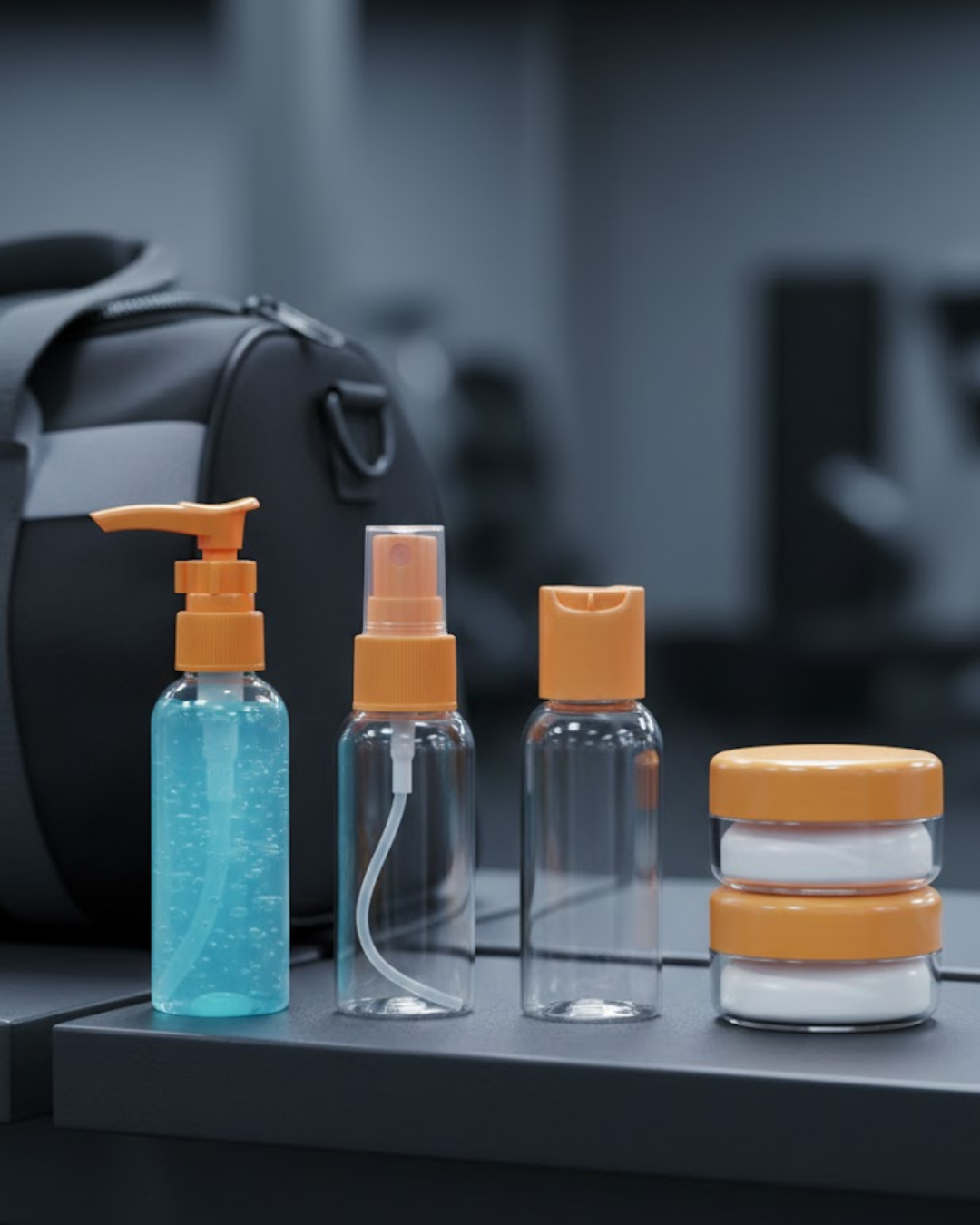 Kompakt 5’li Seyahat Kozmetik Şişe Seti Sızdırmaz - Lisinya Kompakt 5’li Seyahat Kozmetik Şişe Seti Sızdırmaz - Lisinya