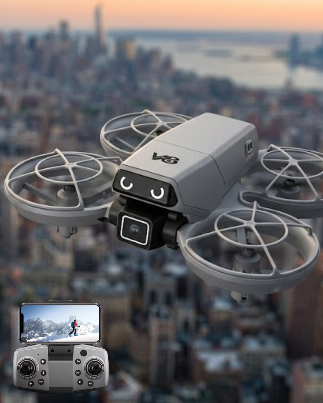 APP Kontrollü Kameralı Mini Drone Headless Mod Özellikli - Lisinya