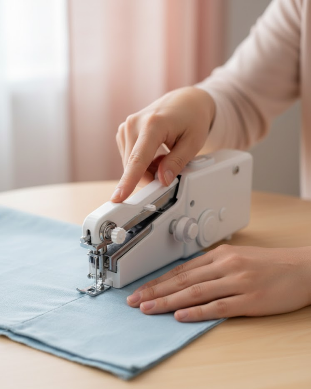 El Tipi Mini Dikiş Makinesi Perde ve Kıyafet Tamiri İçin - Lisinya