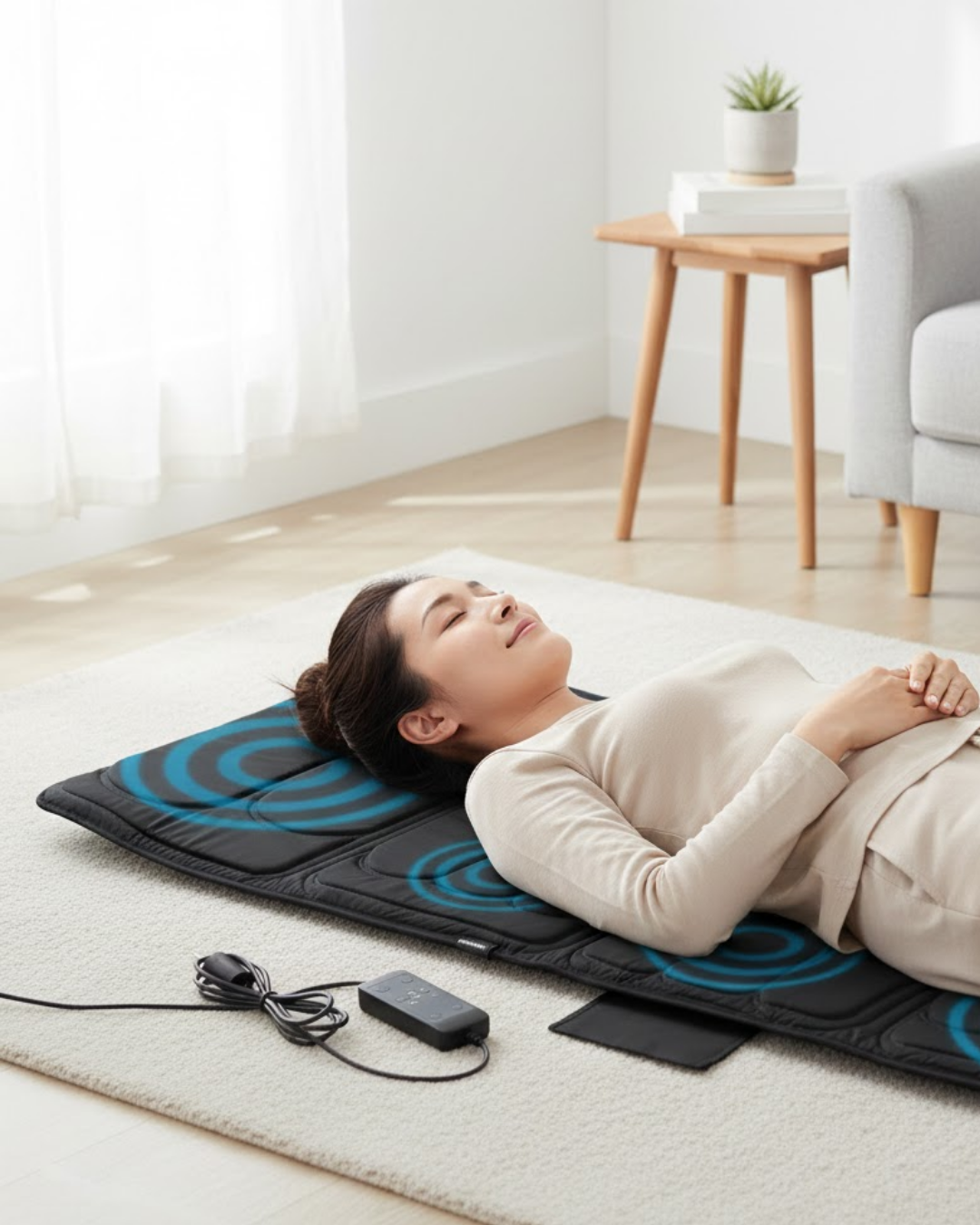 Ev Tipi Masaj Yatağı Isıtma Özellikli Çok Modlu Rahatlama - Lisinya