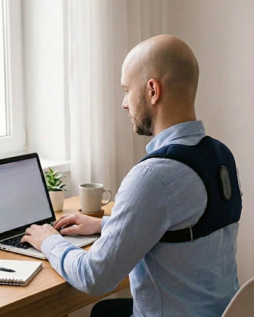 Akıllı Postür Düzeltici Masaj Kemeri Medikal Destekli - Lisinya