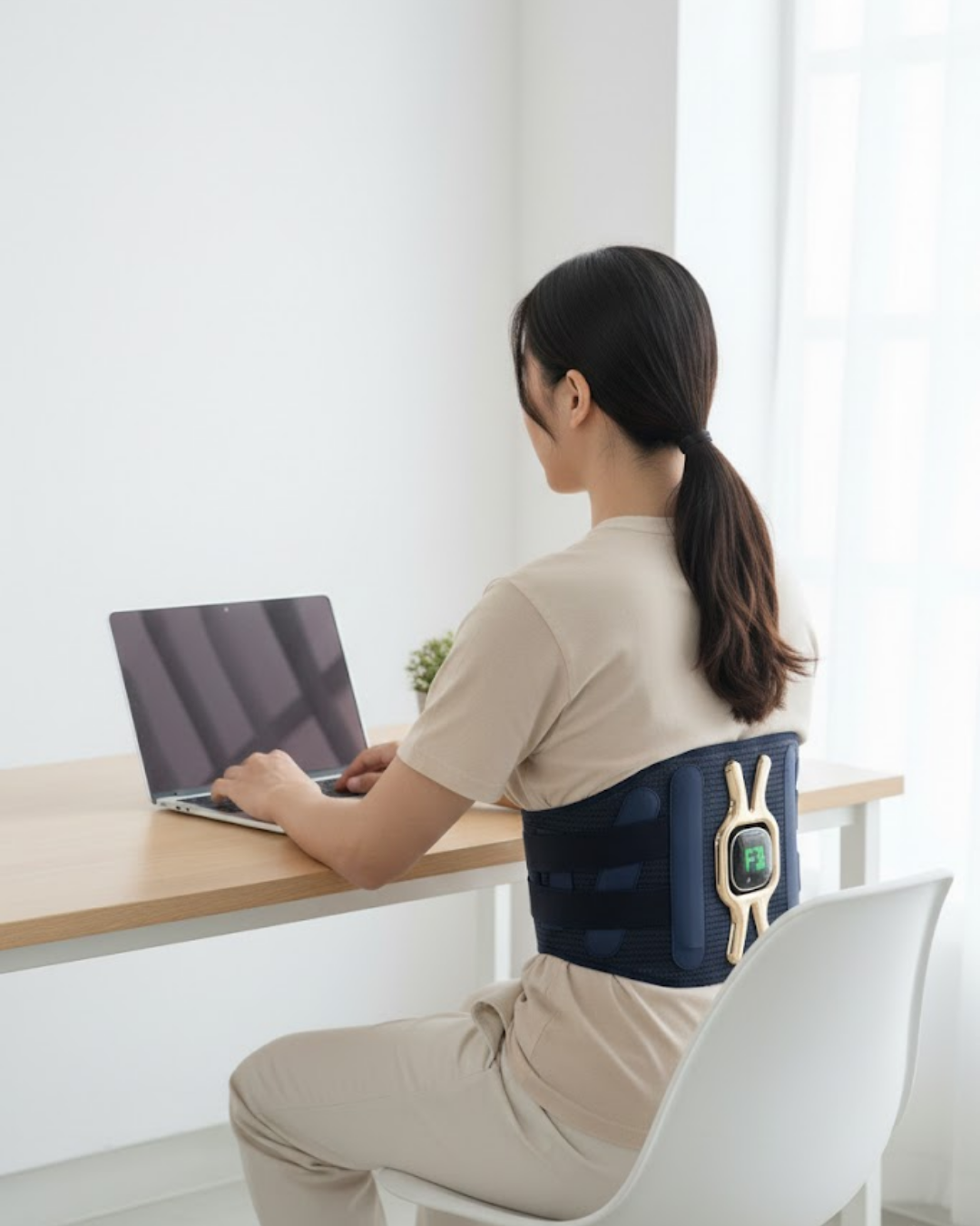 Vücut ve Karın Bölgesi İçin Isıtmalı Masaj Kemeri - Lisinya