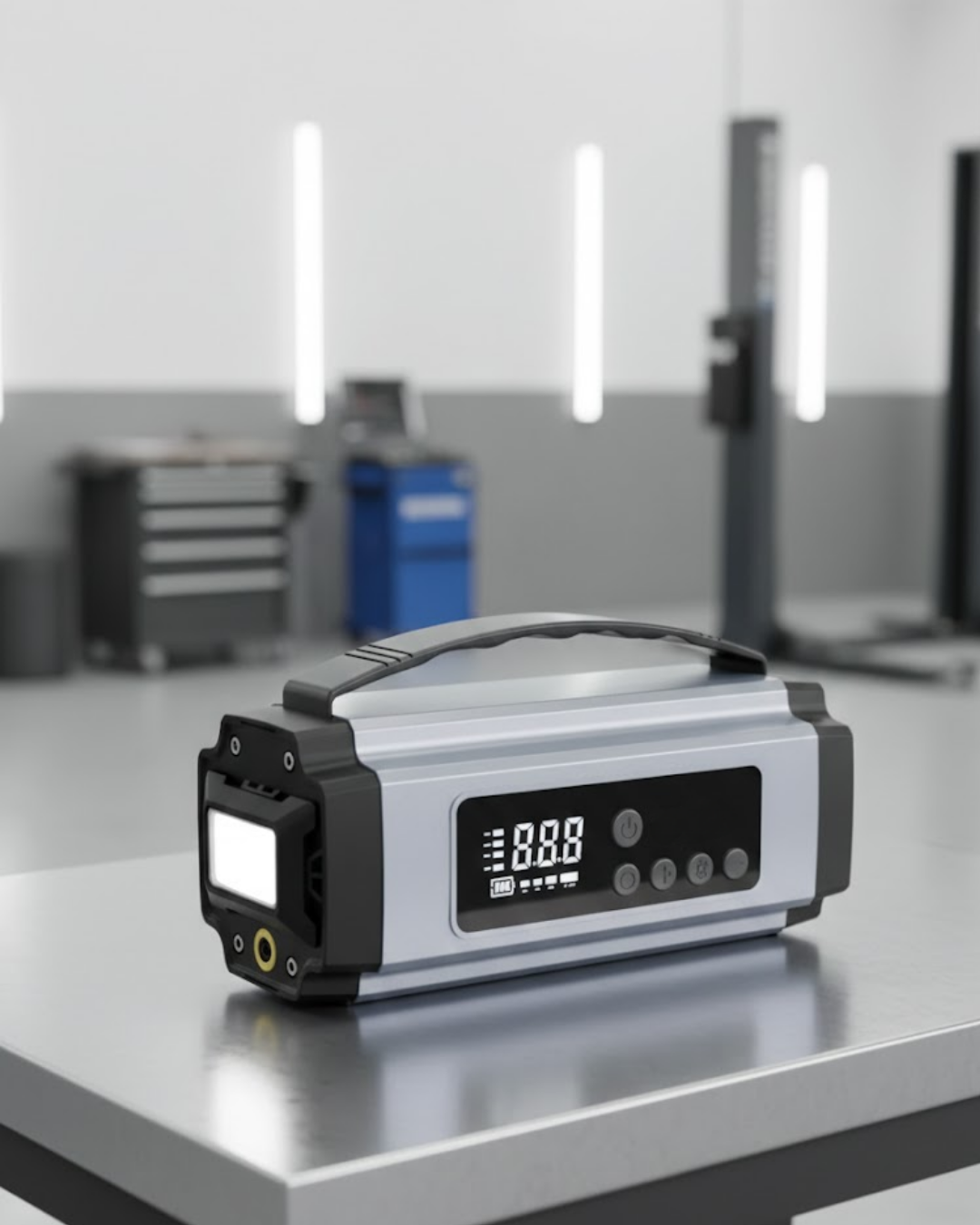 Araçlar İçin Taşınabilir Akü Takviye Hava Kompresörü ve Acil Güç Kaynağı - Lisinya