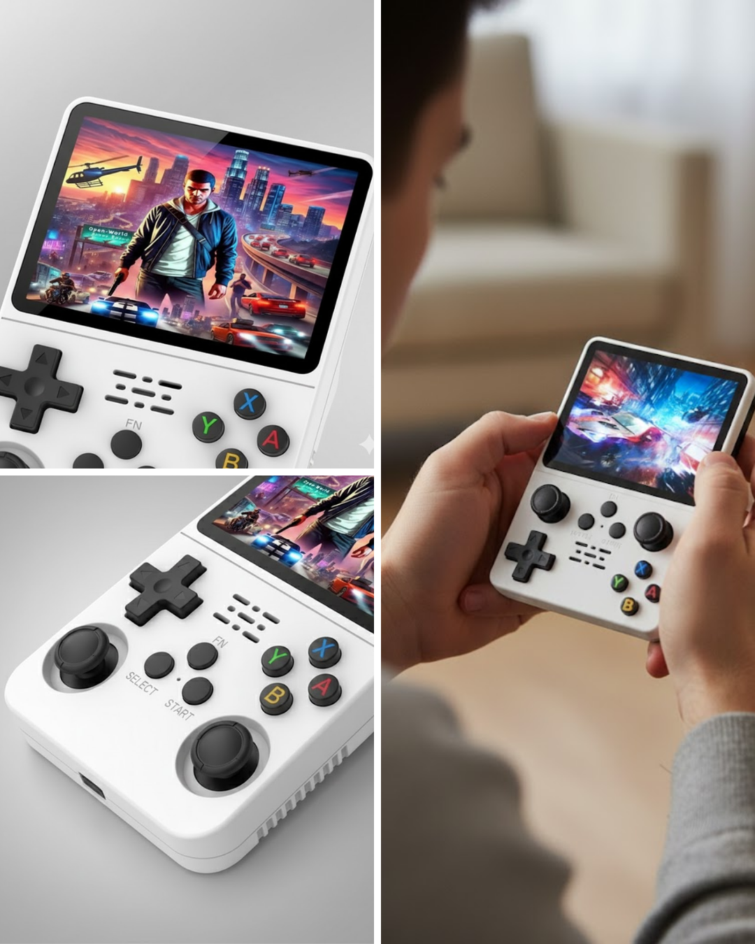 Taşınabilir Oyun Cihazı Çoklu Oyun Formatı ve Güçlü Donanım - Lisinya