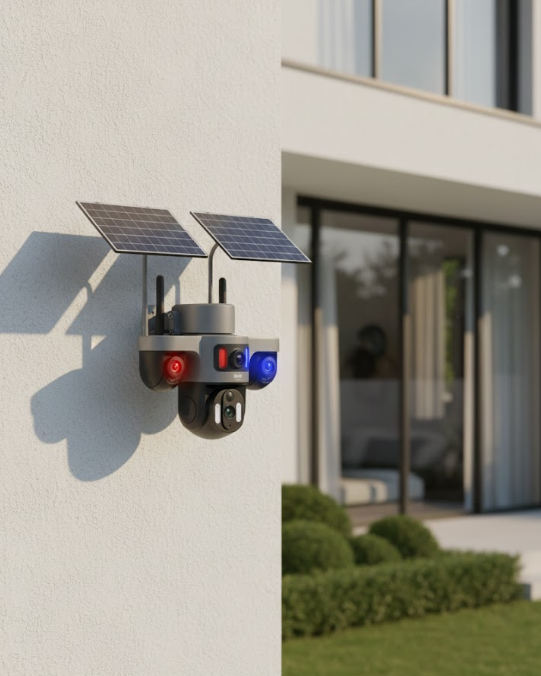 Çoklu Lensli 9MP Solar Güvenlik Kamerası 4G SIM Kart Destekli - Lisinya