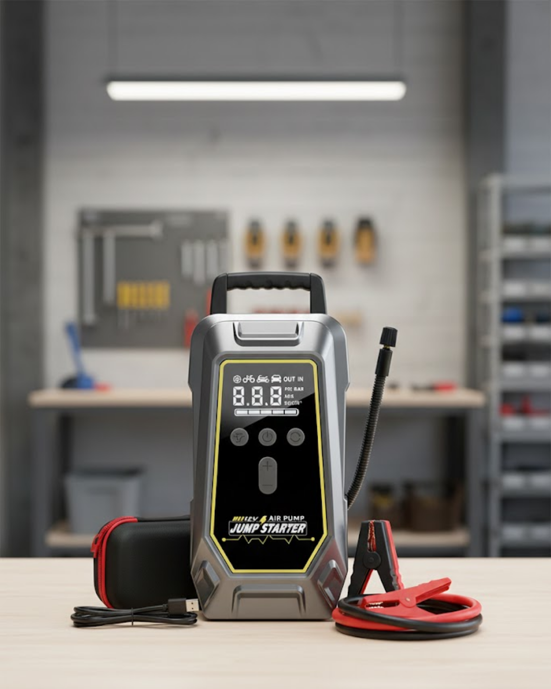 Araç Kullanıcıları İçin Çok Fonksiyonlu Akü Takviye Cihazı - Lisinya