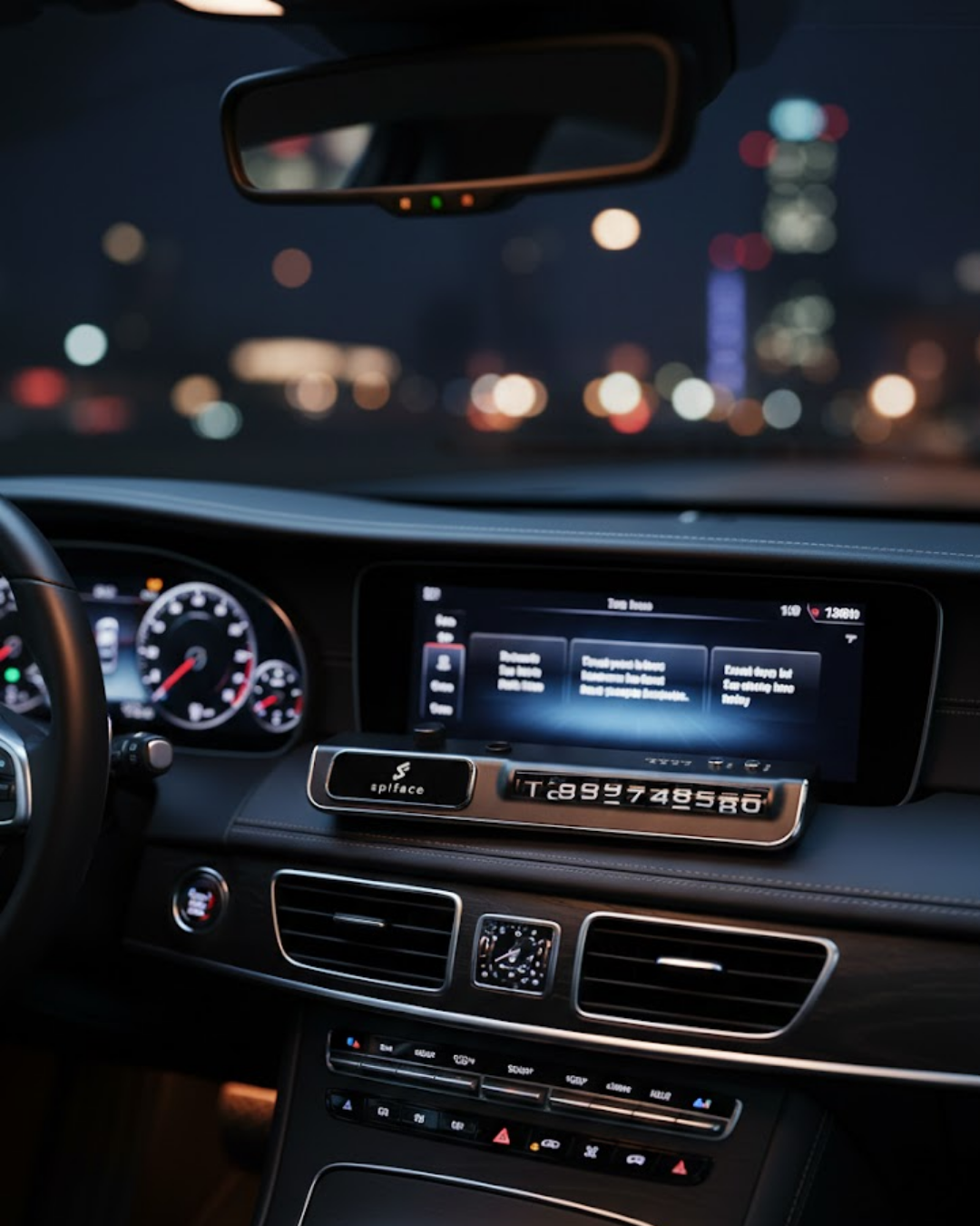 LED Aydınlatmalı Araç Park Numarası Bildirim Cihazı 3 Seviyeli Nemlendirici Özellikli - Lisinya