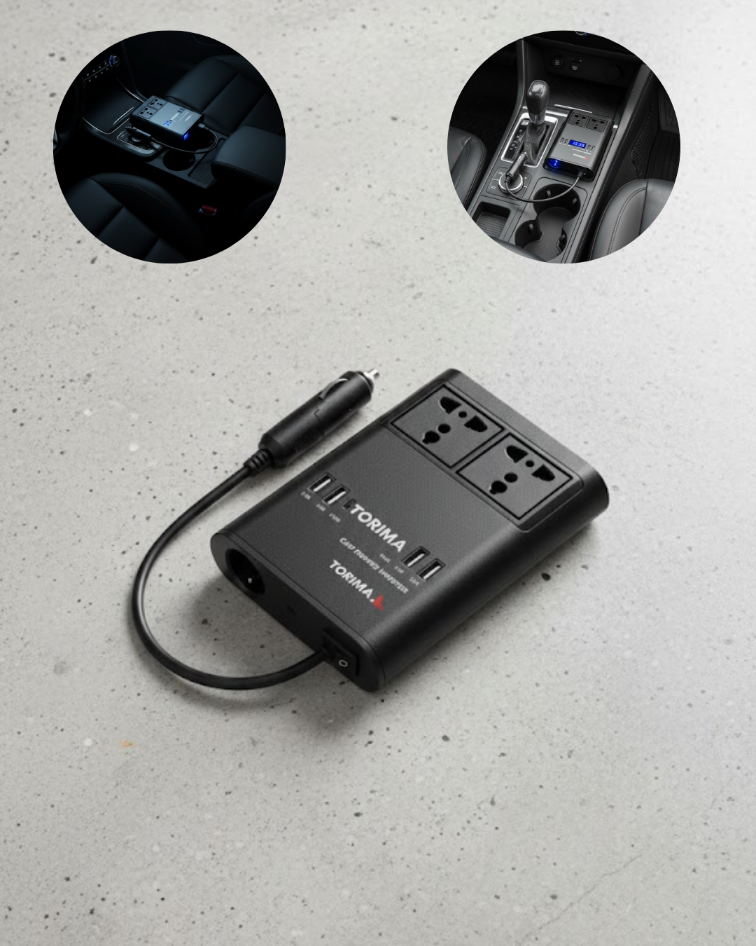 G25 Araç Çakmak Girişli Güç İnvertörü - Lisinya G25 Araç Çakmak Girişli Güç İnvertörü - Lisinya