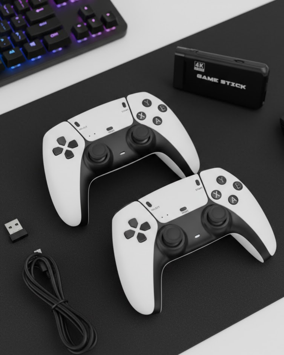 Taşınabilir Retro Oyun Çubuğu Kablosuz Oyun Kolu Seti - Lisinya