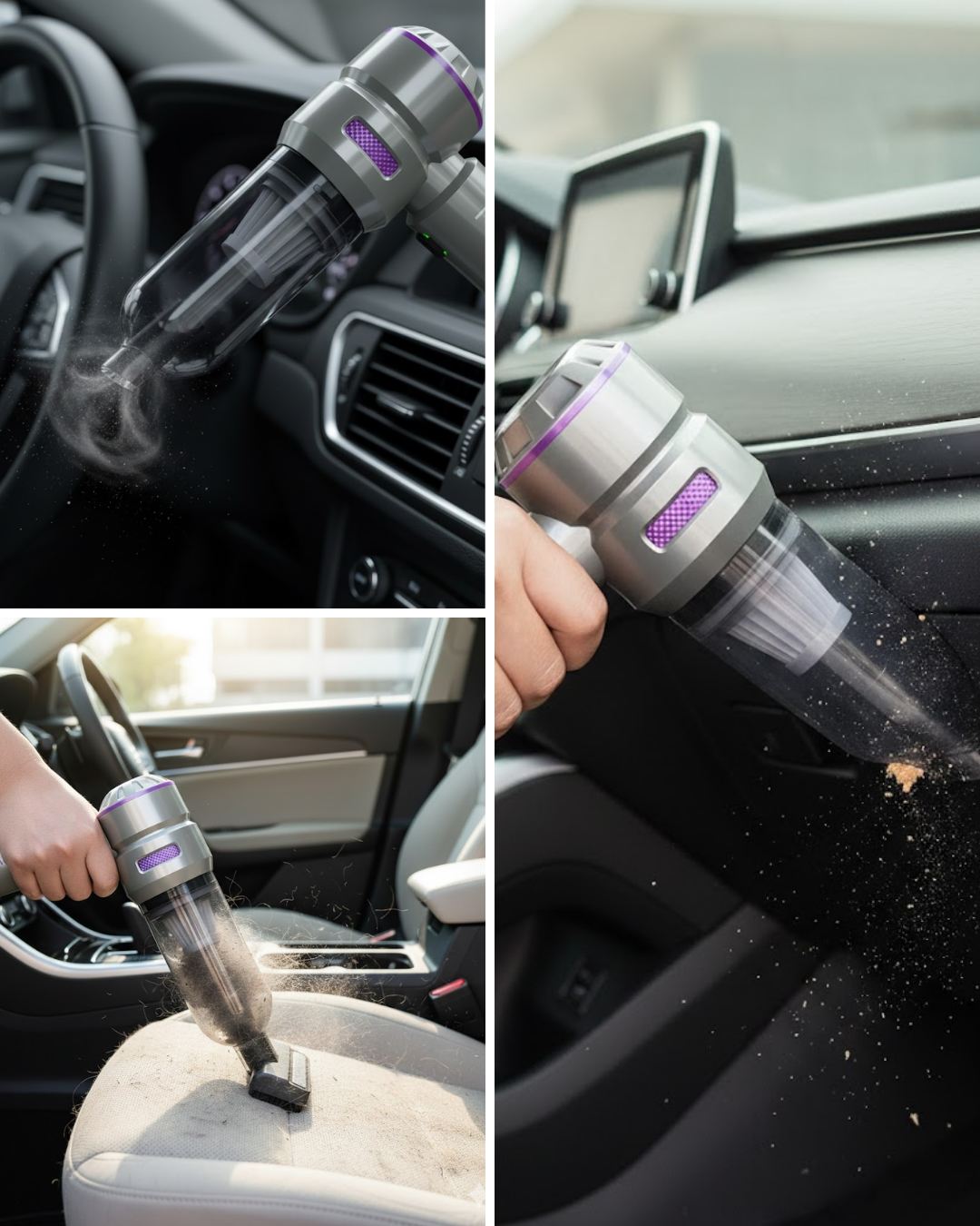 Güçlü Vakum ve Üfleme Özellikli Kablosuz Süpürge - Lisinya