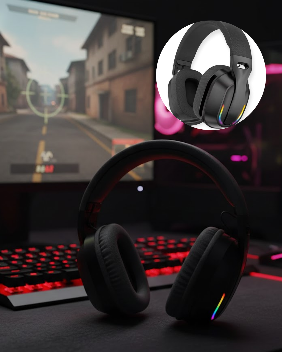 PGB500 BLUETOOTH OYUNCU KULAKLIĞI - Lisinya