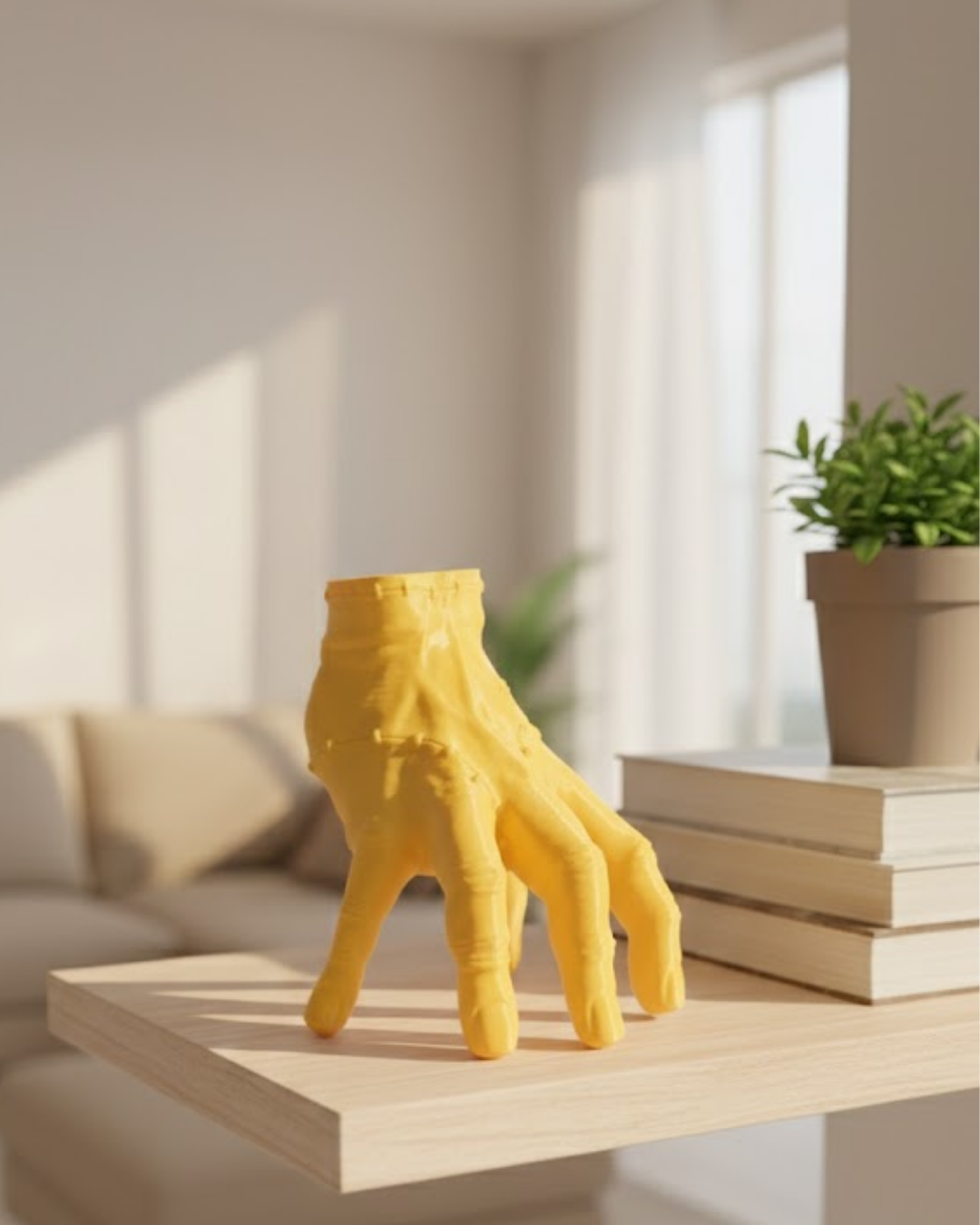 DEKORASYON EL KÜCÜK SARI - Lisinya