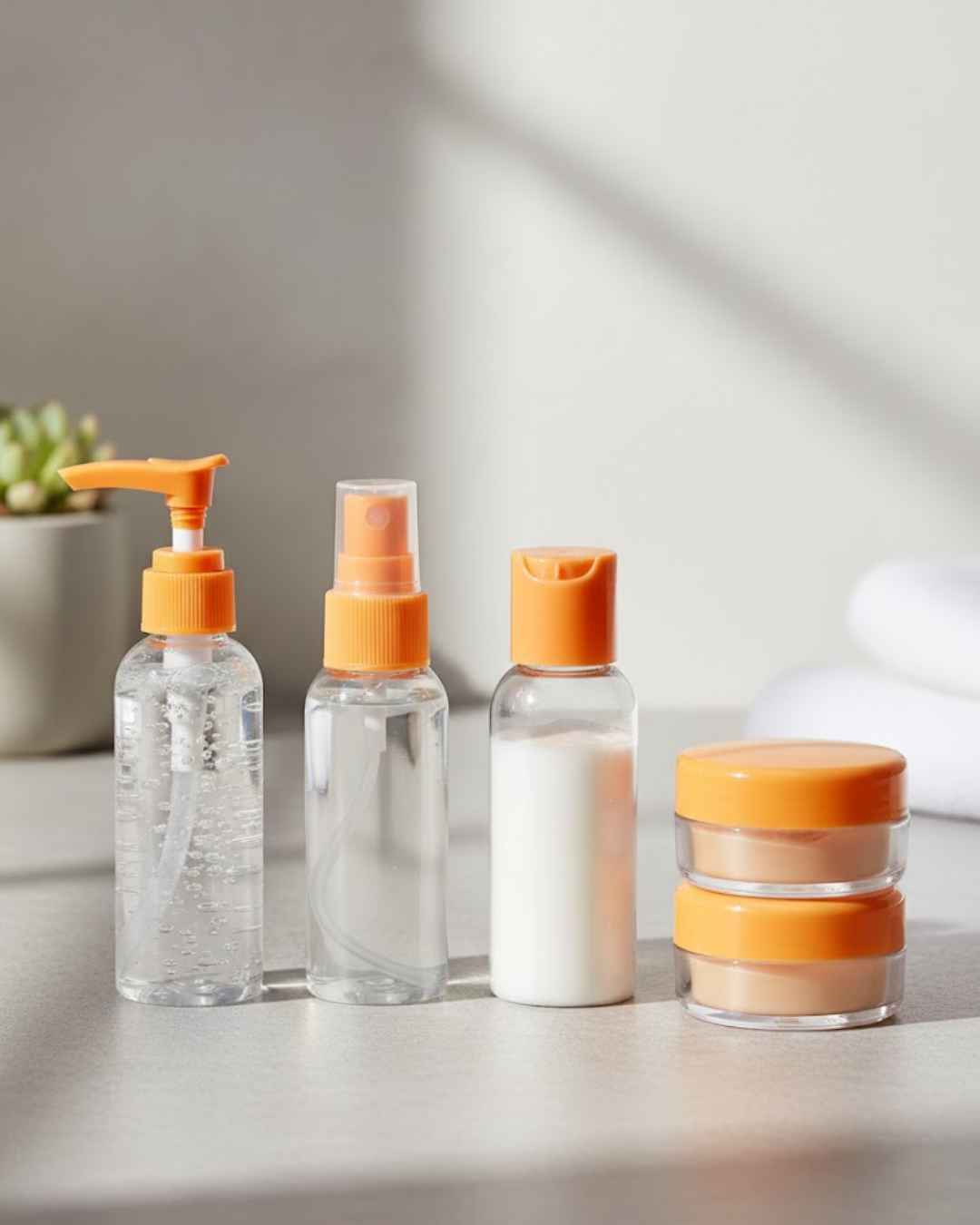 5Lİ SEYAHAT ŞİŞESİ TURUNCU - Lisinya