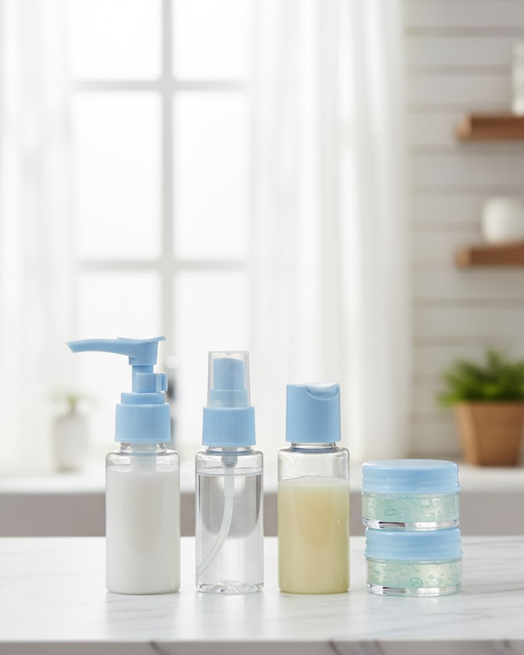 5Lİ SEYAHAT ŞİŞESİ MAVİ - Lisinya