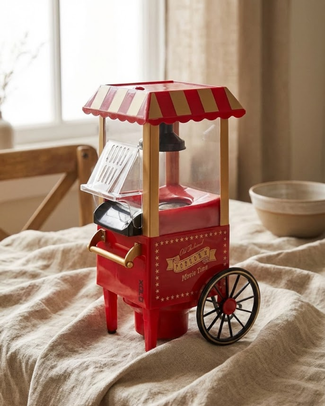 PG618 MISIR PATLATMA MAKİNESİ KIRMIZI - Lisinya