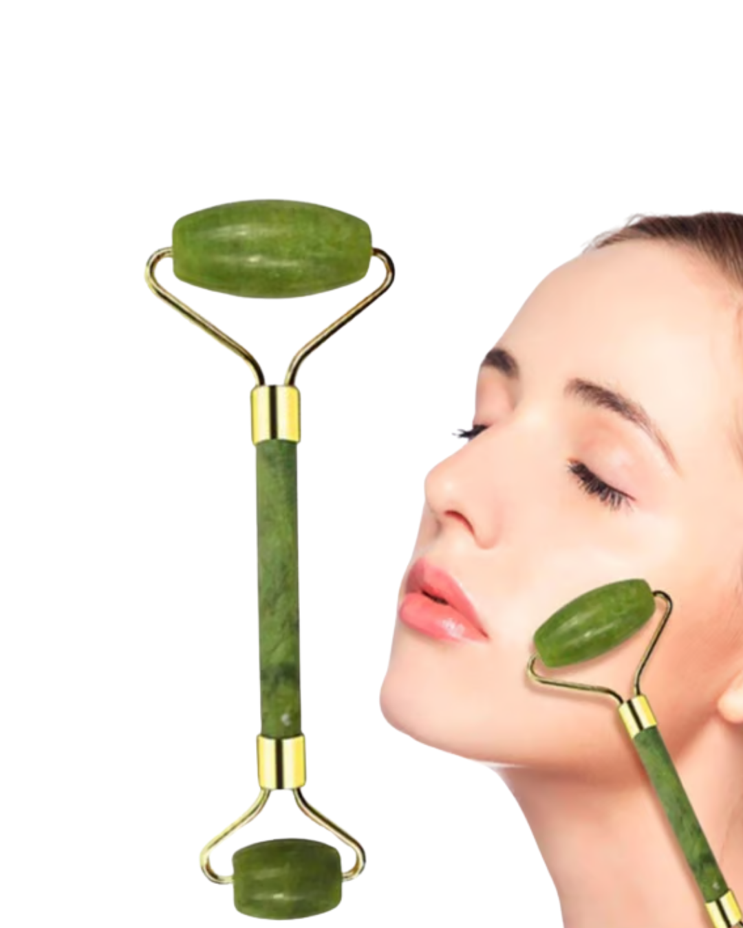 Yüz Masaj Aleti Roller ve Gua Sha 2li Set - Lisinya