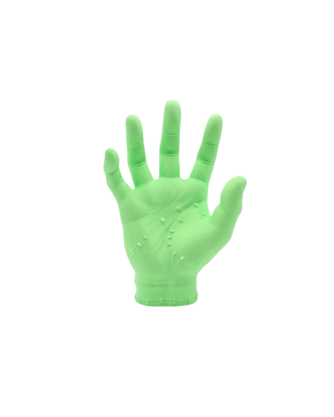 3D Dekoratif Yeşil El Obje 27x22 cm Sanatsal ve İddialı Aksesuar - Lisinya