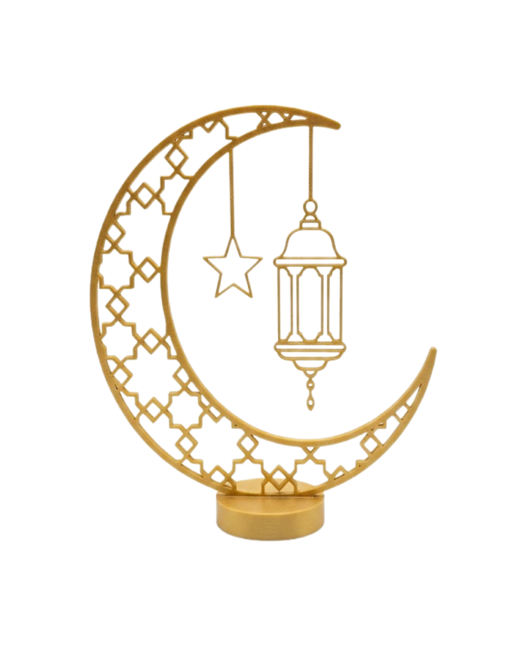 3D Hilal Dekorasyonu Özel Baskı Premium Tasarım - Lisinya