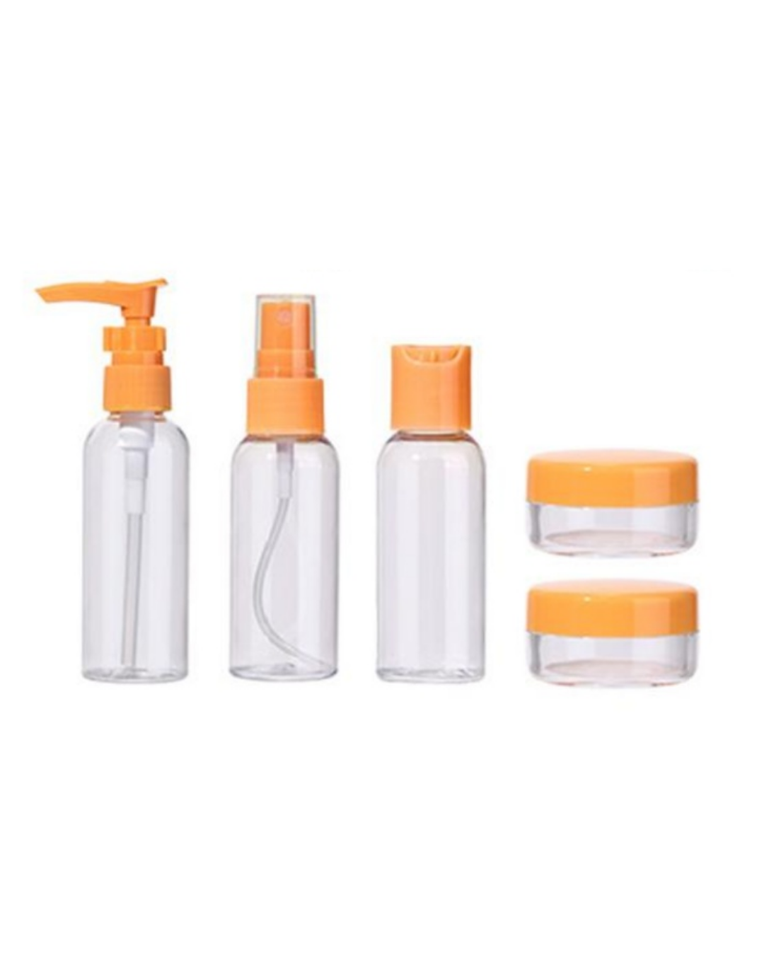 30 ml 5’li Seyahat Şişesi Seti Çantalı Kozmetik Organizer - Lisinya