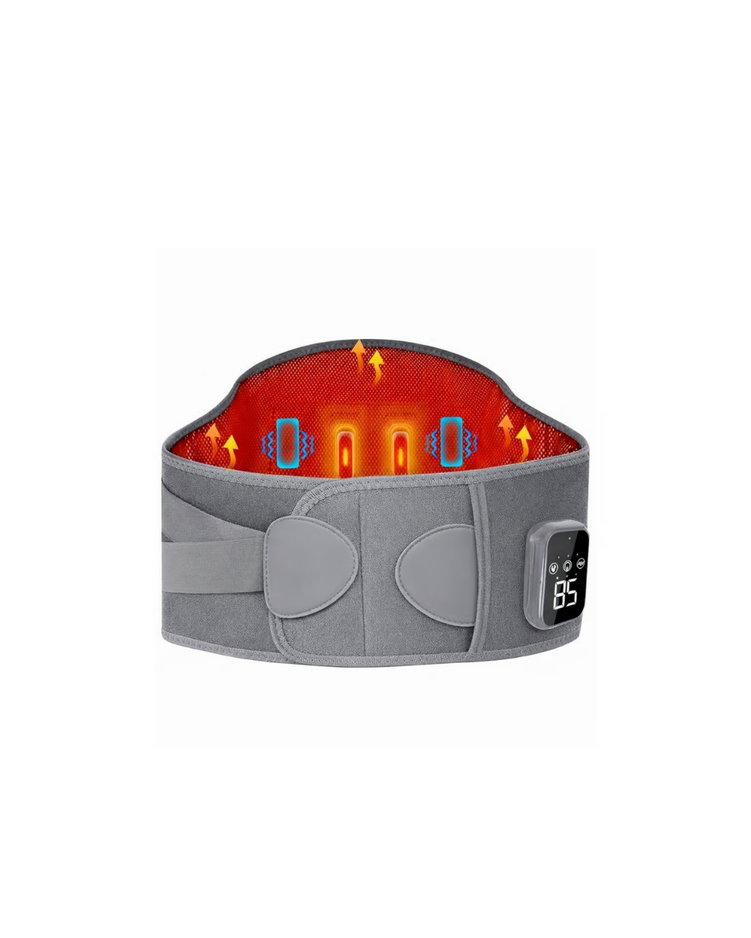 3 Kademe Isıtmalı ve Titreşimli Bel Destek Kemeri Ergonomik Tasarım - Lisinya