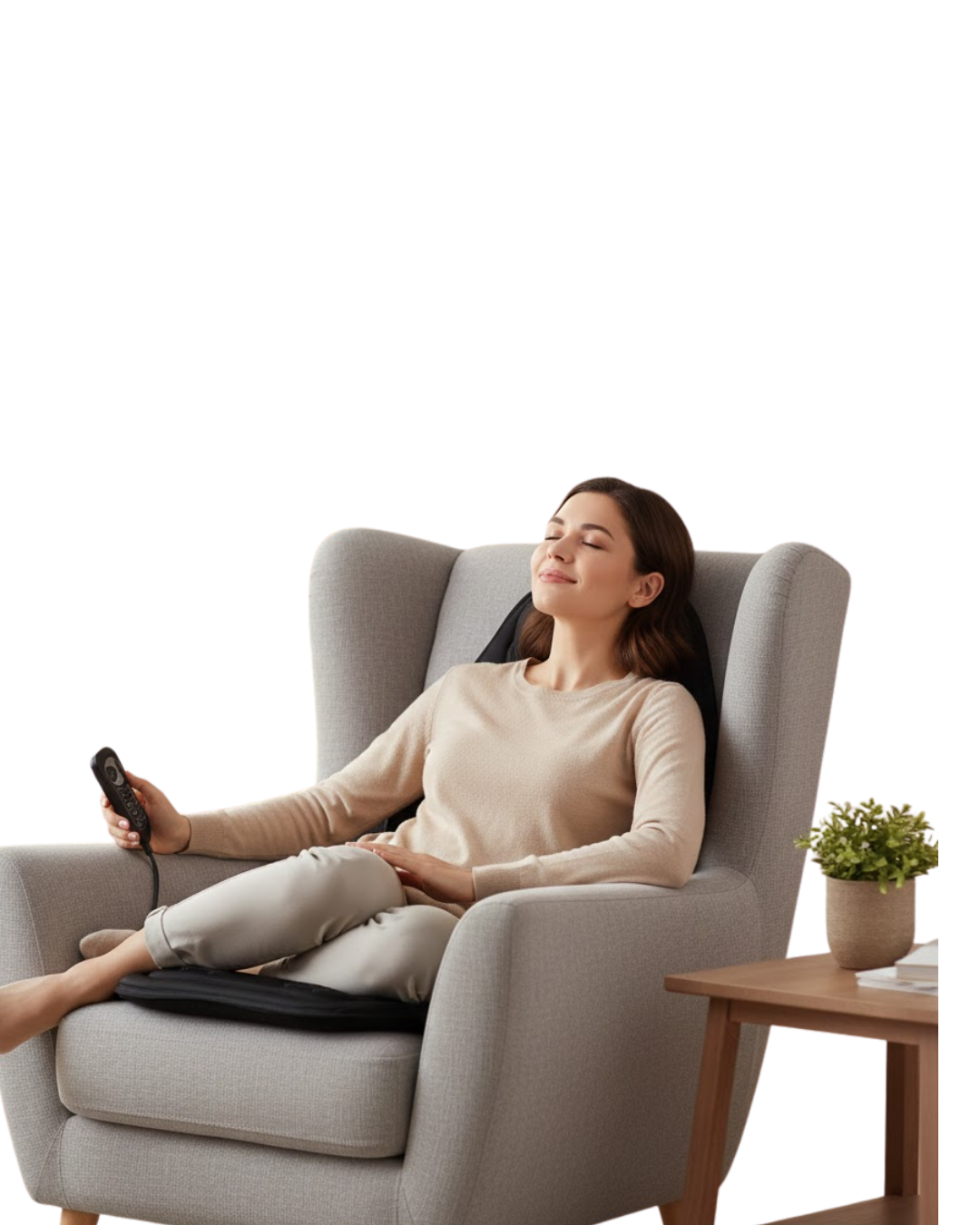 Isıtmalı Masaj Koltuk Minderi Sırt Bel Boyun ve Kalça Destekli - Lisinya