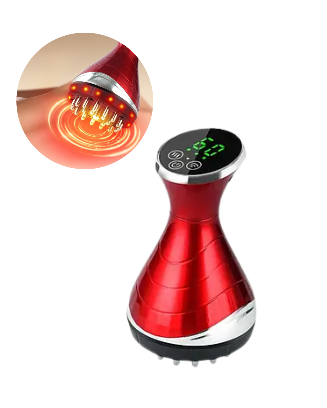 Vakumlu Isı Veren Masaj Cihazı Kas Gevşetici Ev Tipi Kupa Aleti - Lisinya