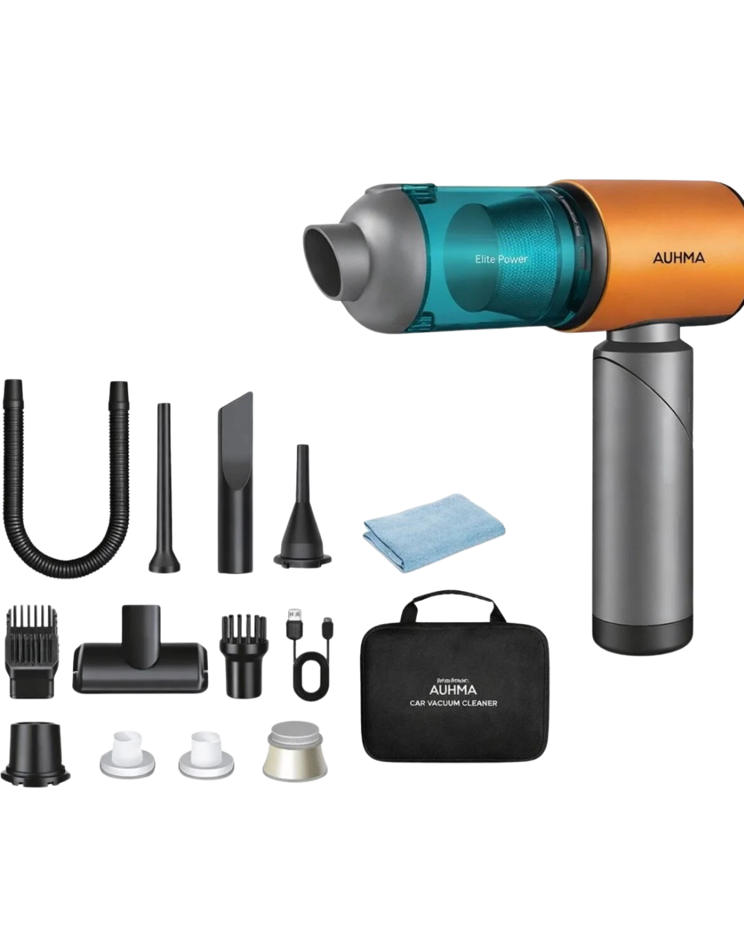 Araç İçi Kablosuz El Süpürgesi Yüksek Emiş Gücü ve HEPA Filtre - Lisinya