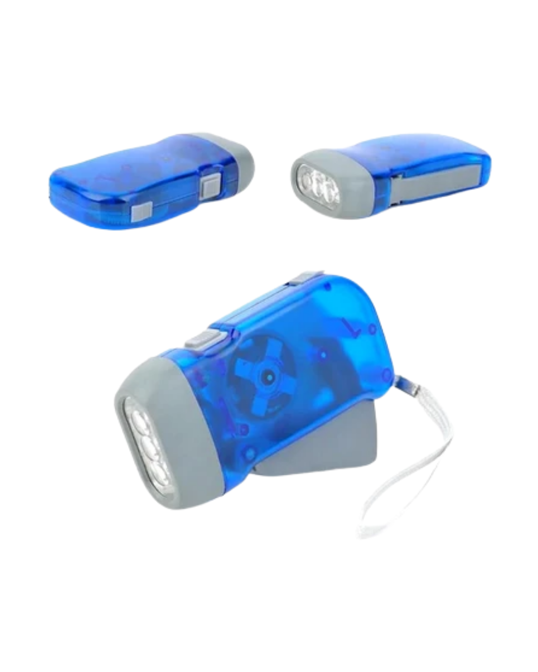 Kendiliğinden Şarjlı El Feneri Pilsiz Manuel Şarjlı Güçlü Işık - Lisinya